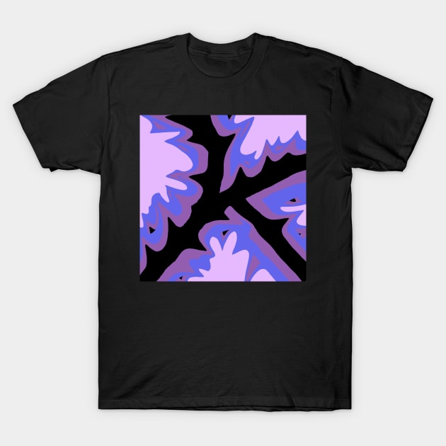 Purple and black T-Shirt by TiiaVissak